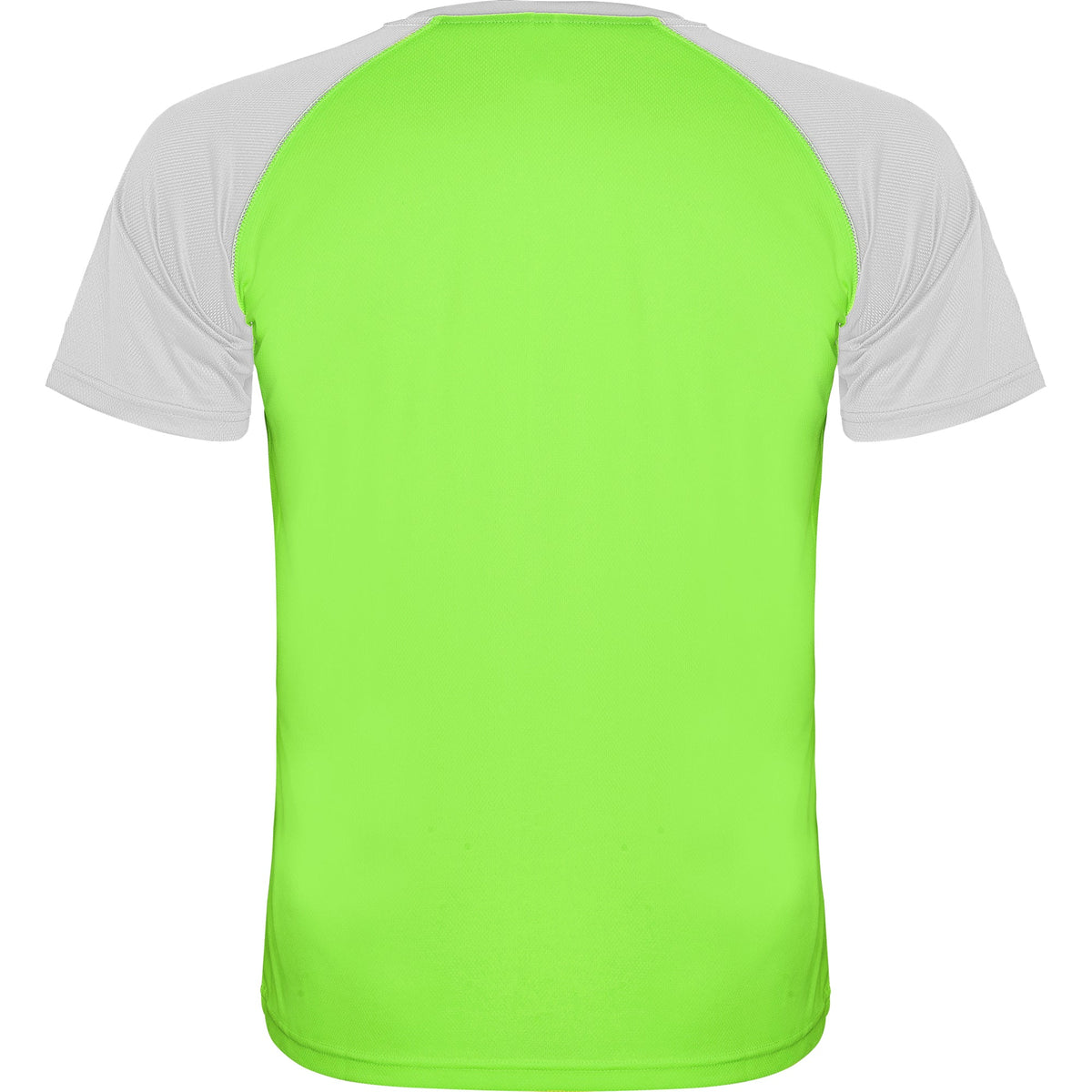 Verde fluor / Blanco - espalda