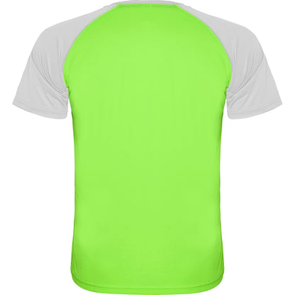 Verde fluor / Blanco - espalda